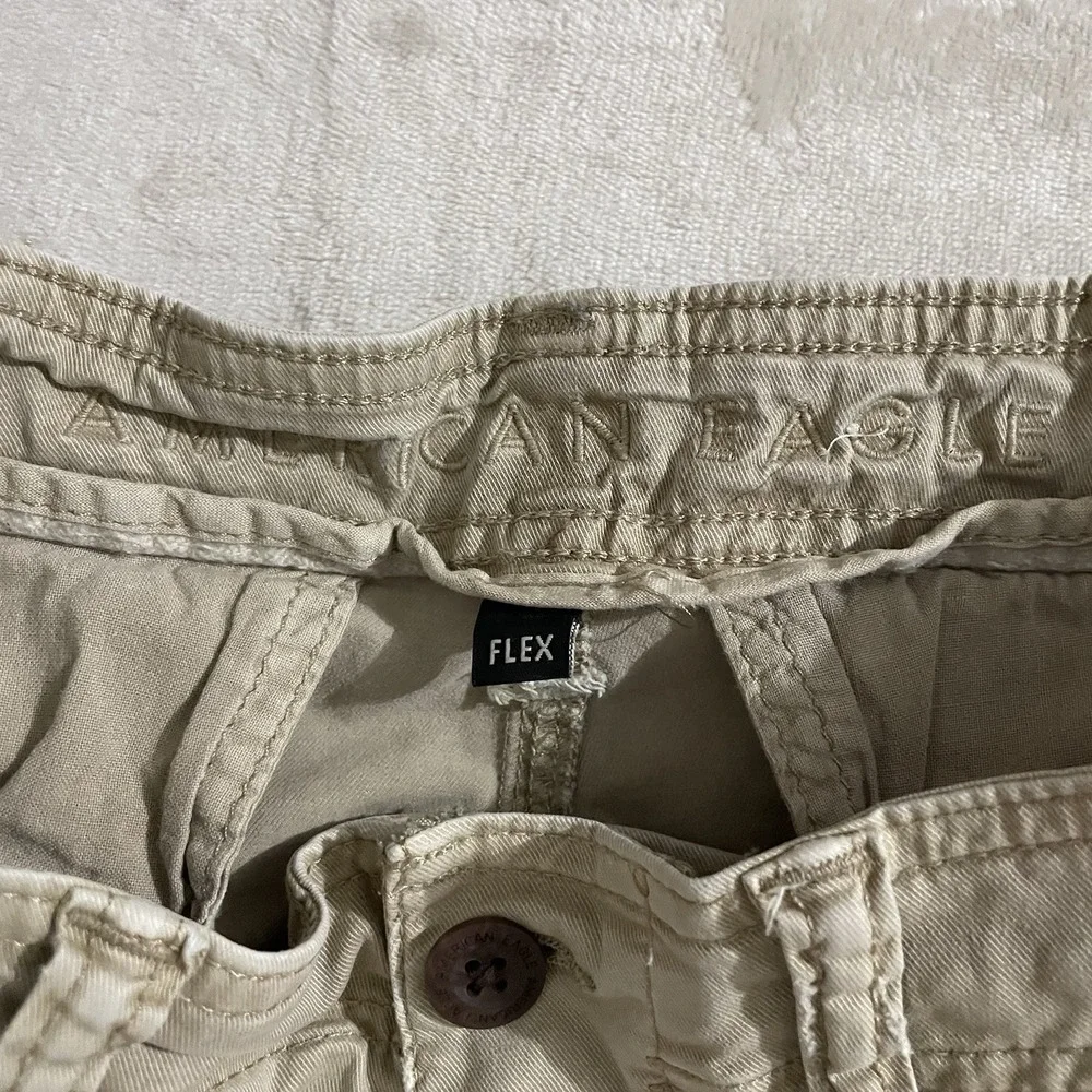 American Eagle Outfitters Pants Mens 29x34 Tan Cargo Original Straight Military‎